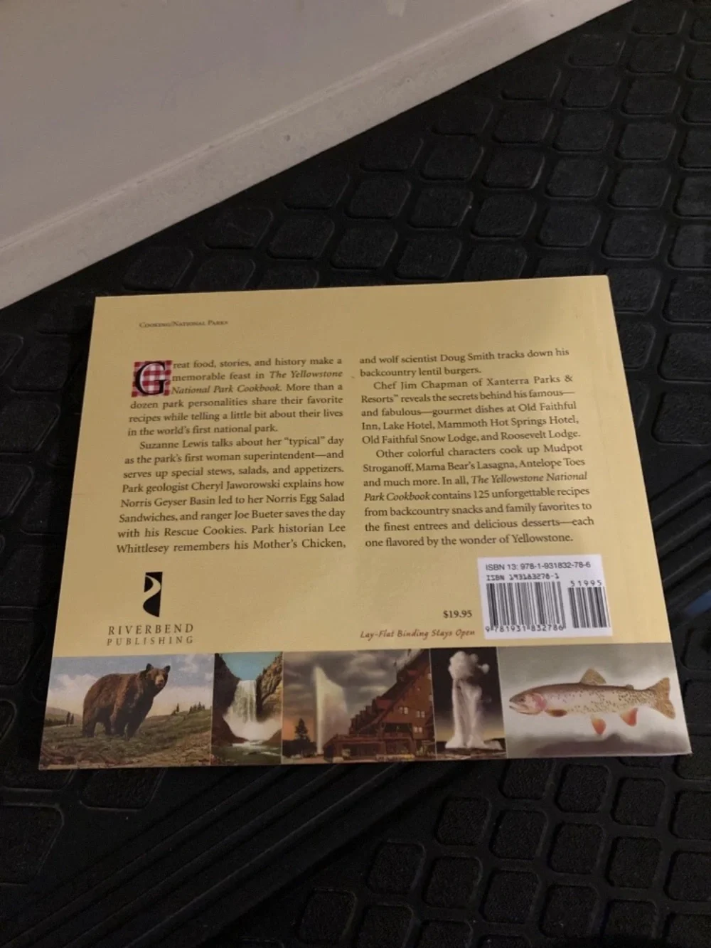 The Yellowstone National Park Cookbook 125 recipes 9781931832786 Durrae Johane